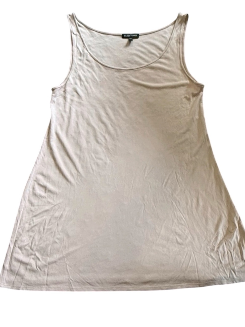 Eileen Fisher Silk Tank Top Medium Minimalist 100% silk